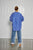 With Black - WBLNOLAN LS Stripe Shirt Magic Blue stripe cotton - 00001491