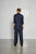 With Black - WBLVALENTINA Striped Pant Midnight blue - 00001477