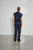 With Black - WBLVALENTINA Striped Vest Midnight blue pinstripe - 00001478