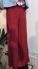 Meme Road - Pants Cabernet Viscose - M8476P