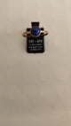 Juwelen Harry Tilley - Ring Lapis Lazuli Aregent d'oré - T57