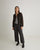 Yerse - Striped boiled-wool blend short jacket - 43620