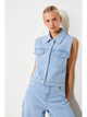 Suncoo - Dylan Jeans Clair top jacket - S25C10057