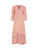 MBYM - Shanaya V-M  Long dress w. frill details and V-neck Graziana Print - 58499334