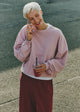 TRVL DRSS - Jenn Cropped Sweater Faded Rose - 02-T1301 90F