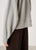 TRVL DRSS - Jenn Cropped Sweater Grey Melange - 02-T1301