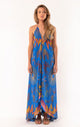 WILD - Voila Wakiza Wild Robe Dress Bleu -