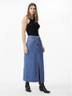 YAS - YASETTY HMW Ankle Skirt rok Medium Blue Denim  - 26034482