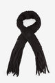 Ottod'Ame - Wool Blend Scarf  Black / Red - DY4259